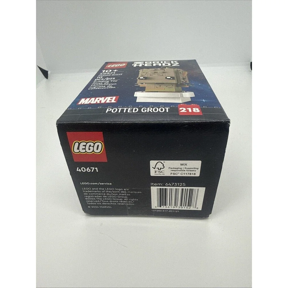 LEGO Marvel BrickHeadz 40671 Potted Groot #218 Sealed New!